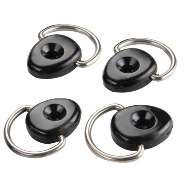 

rafts/inflatable boats 4pcs water sports accessories fishing loop buckle d ring modern camping small tie down pivoting rigging kayak canoe m
