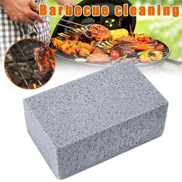 

tools & accessories 1pcs bbq grill cleaning brick block barbecue stone racks stains grease cleaner kitchen decorates gadgets
