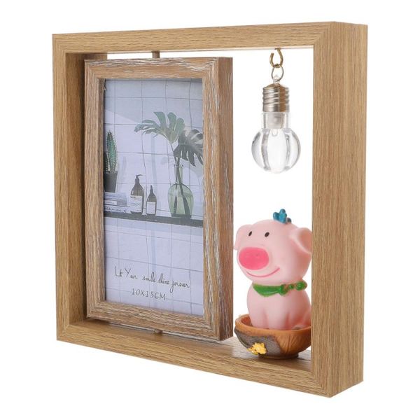 

frames 1pc double-side rotating po frame cartoon deskadornment