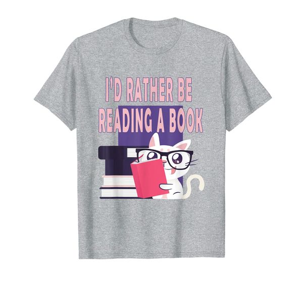 

Women Cat Eyeglasses Reading. Book Club T-Shirt for Girls, Mainly pictures