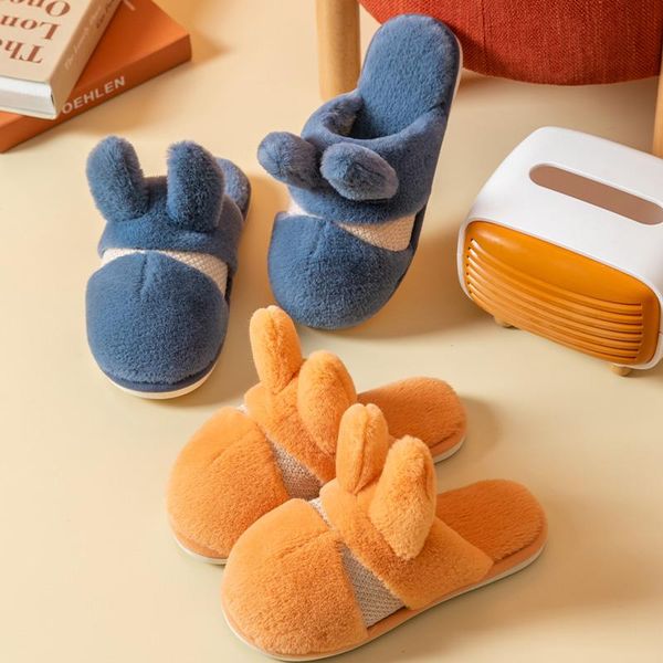 

women slippers anime cartoon mechanical dog lovers warm indoor plush shoes girl house ladies children size 44, Black