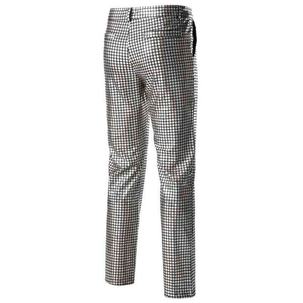 

Men's Pants Mens Dancer Stage Gold Silver Rainbow Plaid Sequin Trousers Men Disco Festival Christmas Party Prom Pantalones Hombre 3XL 210201 VSRH, Black