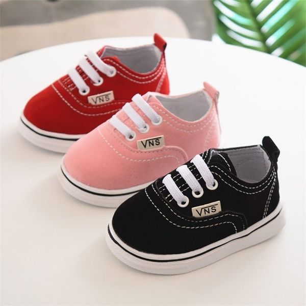 

newborn baby shoes toddler baby girl shoes spring soft canvas first walkers sports causal shoes 0-24m 210326