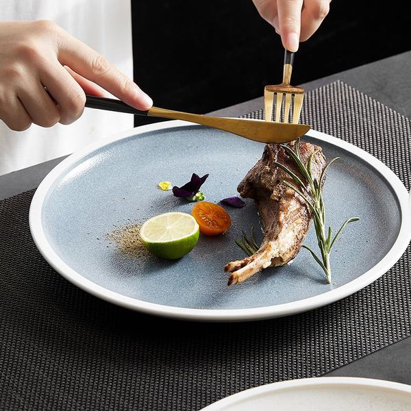 

dishes & plates nordic tableware dinner porcelain dinnerware modern decorative tray talerze obiadowe bd50dp
