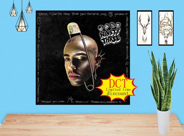 

93punx vic mensa music cover art print music album cover silk art print