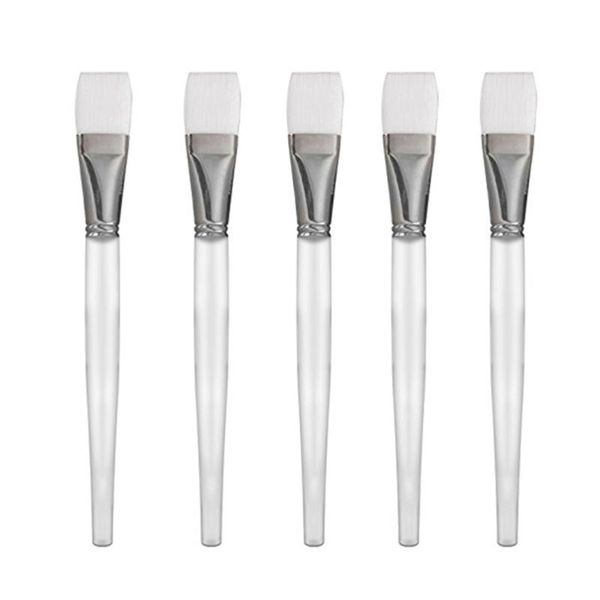 

5pcs crystal facial mask brush professional for applying eye or diy needs eyelash curler