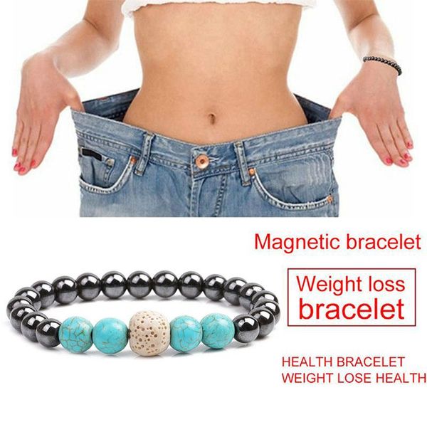 

charm bracelets fashion black gallstone weight loss bracelet health care slimming fat reduction magnetic therapy product healthy, Golden;silver