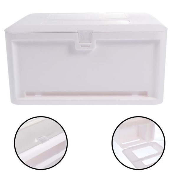 

tissue boxes & napkins 1pc household bathroom storage holder double-layer box
