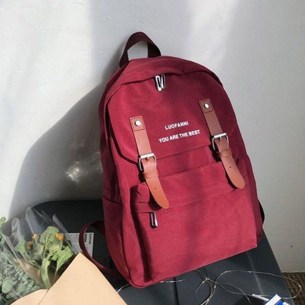

fashion anti-theft rucksack canvas backpack school bag casual college daypack x7xc bags