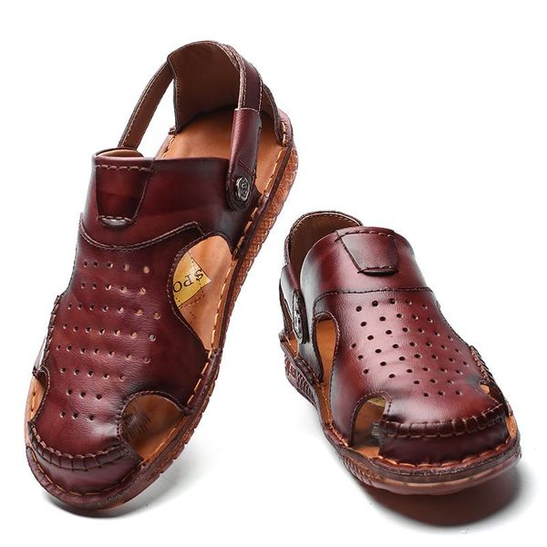 

sandals footwear flops zomerschoenen massage sneakers herren deportivas beach flip shoes water sandalias leather schuhe sandalsslippers, Black