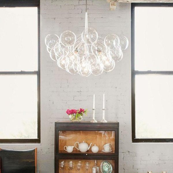 

chandeliers crystal ball chandelier, creative design, concise art, nordic modern lighting, lighting accessories.