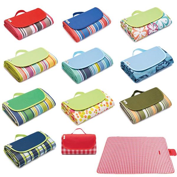 

outdoor pads 195cm*200cm foldable camping mat picnic beach waterproof oxford tent ground trekking