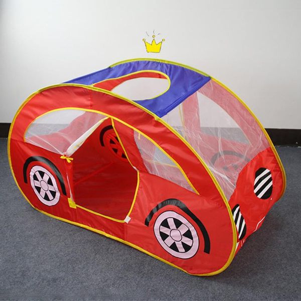 

Car Shape Folding Outdoor Game Tent Garden Playhouse Kids Children Toy Tent User-friendly Design Children Play Toy Tent