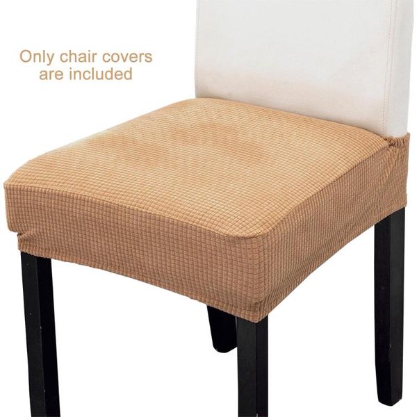

removable washable party slipcovers universal anti dust solid banquet chair seat covers home dining room stretch jacquard