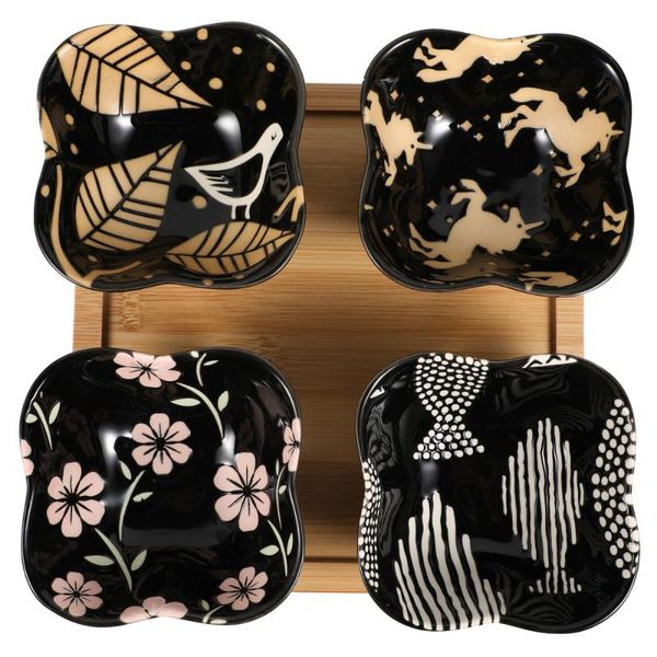 

set japanese style seasoning dishes household tableware ceramic sauce & plates