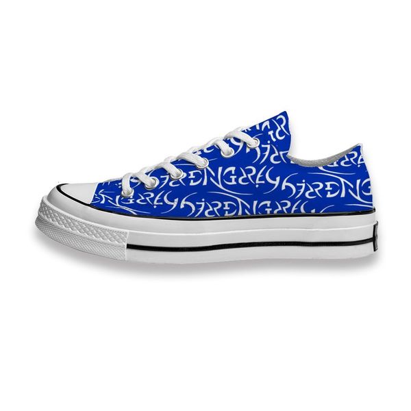 

custom printed sho music band logo dir en grey sneakers low mens womens skateboard sport footwear diy trainers canvas casual shoe