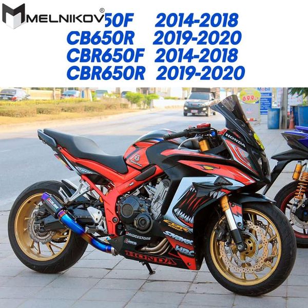 

motorcycle exhaust system performance cb650f pipe cb650r middle cbr650r 2021-2021