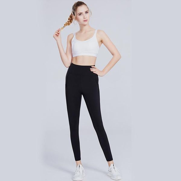 

women's leggings athvotar fitness women push up gym high waist womens clothing net yarn workout female pants, Black