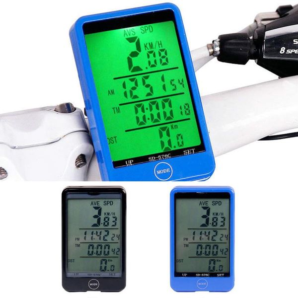 

bike computers waterproof bicycle computer wireless and wired mtb cycling odometer satch speedometer watch led digital rate touch