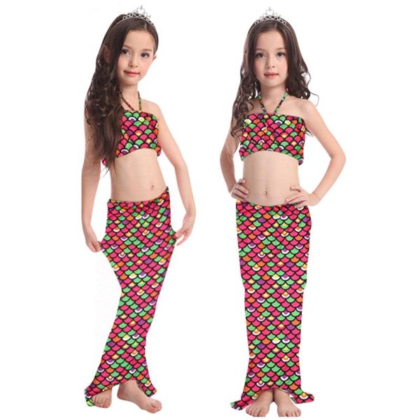 

#l12 3pcs summer kids girls costume swimming colorful shorts bikini swimsuit set outfit baby swimwear for bimba one-pieces, Black