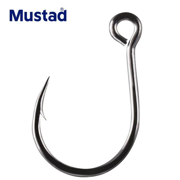 

packs/lot mustad 10121np-dt fishing hook jigging high-carbon steel single squid jig fishhook hooks