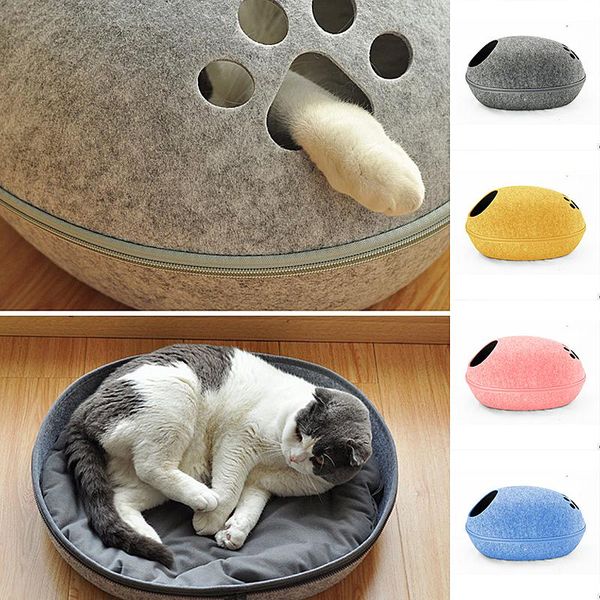 

cat beds & furniture sell pet egg bed indoor kitten house warm small for cats dogs nest collapsible cave cute sleeping