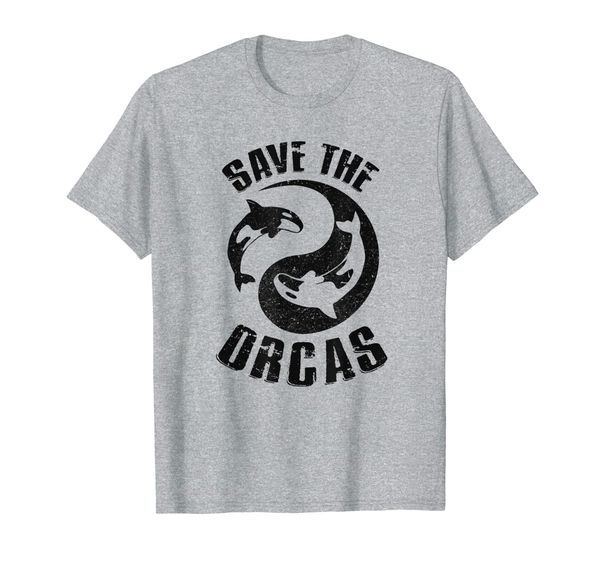 

save the orcas orca killer whale sea panda dive diving shirt, White;black
