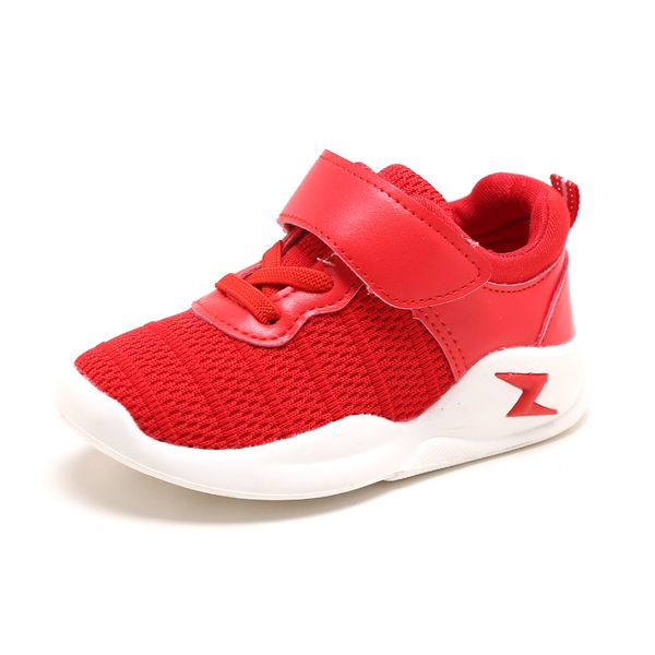 

childrens sports shoes fashion running kids sneakers boys breathable mesh tennis sneakers comfortable outdoor kids shoes, Black;red