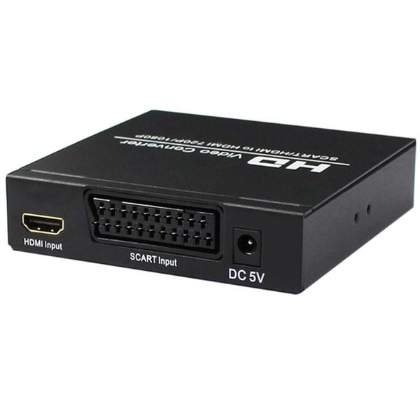 

audio cables & connectors rgb scart to scaler 1080p converter switcher box with extractor function