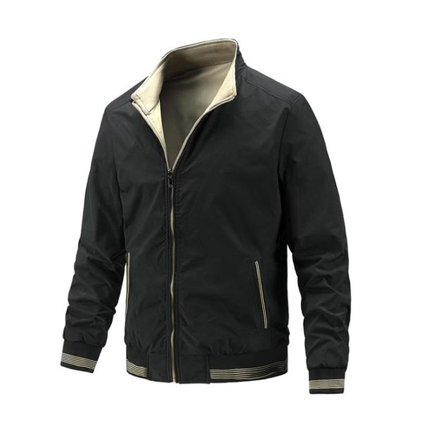 

men's jackets 2021 fashion jacket men casual mens spring autumn bomber streetwear coat male win, Black;brown