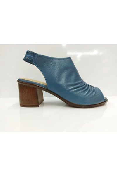 

sandals women's leather high-heeled 632, Black