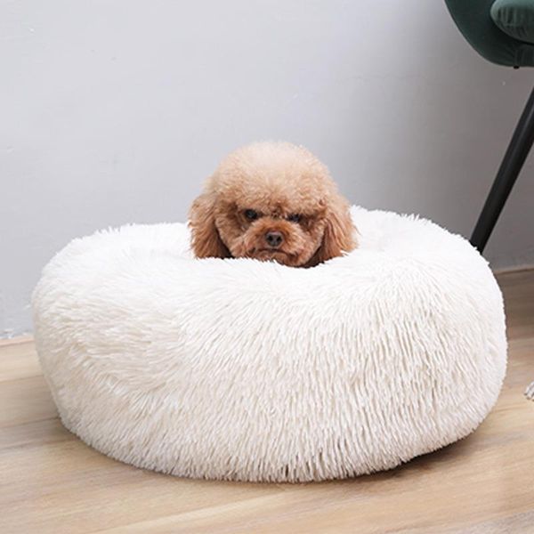 

kennels & pens large cat house round plush cushion sofa pet dog bed gift in center