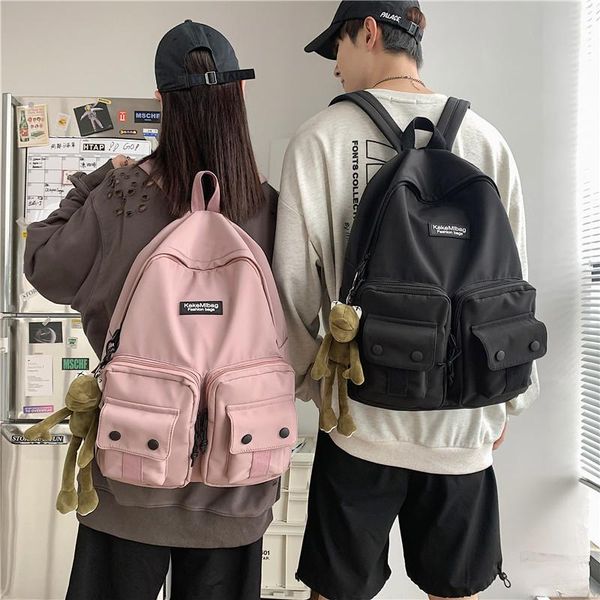 

backpack female school bags for teenage girls 2021 nylon travel women mochilas sac a dos ladies laprucksack men waterproof