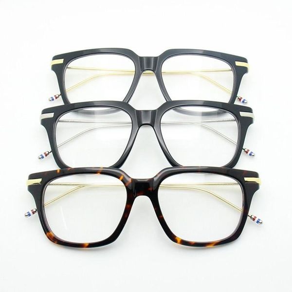 

fashion sunglasses frames men glasses frame tb701 clear lens women eyeglasses brand designer prescription myopia computer eyewear oculos de, Black