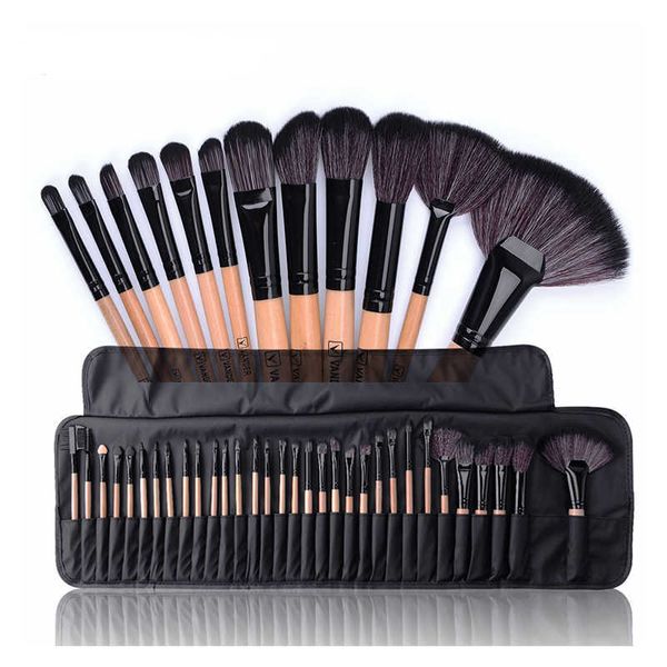 Profissionais de maquiagem de 32pcs configurados maquiagem pó pinceaux maquillage beleution beleza ferramentas estéticas kit de mochila de olho de lábios CX200717