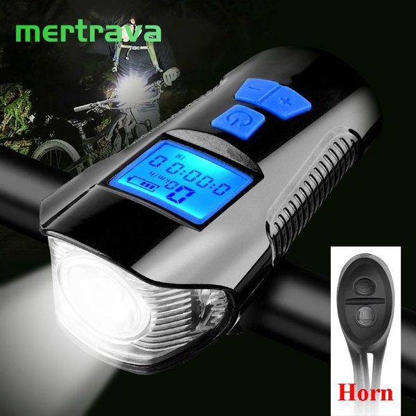 

bicycle led bike horn front light usb cycling 3 in 1 lantern lamp rear satch power display speaker 1500 mah lights