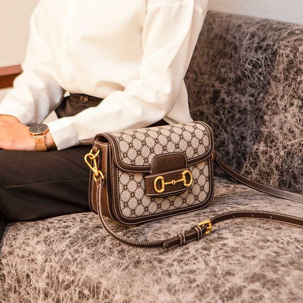 

luxury handbags 2021 sense saddle women's tofu bag versatile niche fashion