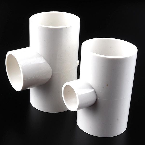 

watering equipments 63*25mm to 90*75mm white reducing tee joints garden irrigation fish tank supplie water pipe connector pvc aquariums acce