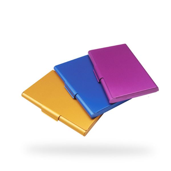 

files card holder business case aluminum alloy metal 14