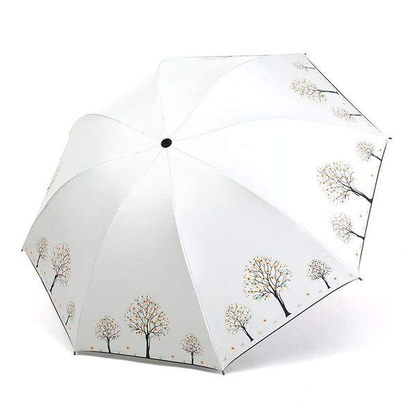 

umbrella for woman anti uv sun protection 3fold fashion female parasol man travel paraguas sombrilla playa umbrellas