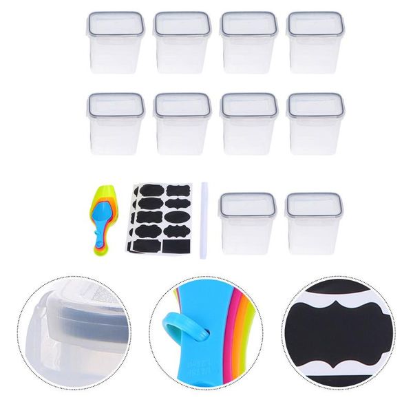 

storage bottles & jars 1set creative durable dried food container practical kitchen can