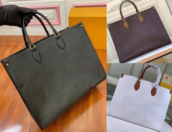 

onthego m44925 m44926 women luxurys designers bags fashion real leather handbags messenger crossbody shoulder bag totes purse wallets