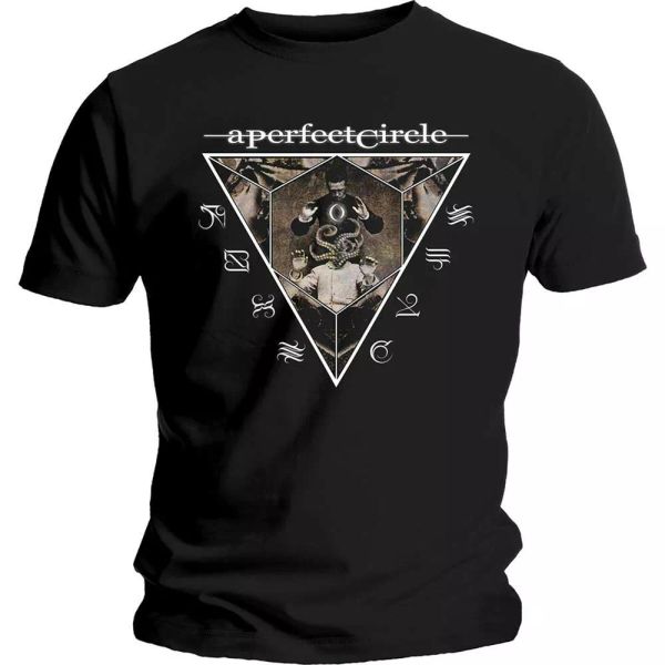 

a perfect circle outsider official t-shirt men unisex, White;black