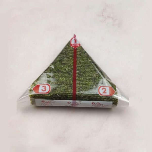 Японский стиль треугольник рис мяч упаковка сумка для морских водорослей подарок сумка суши изготовления инструменты Bento аксессуары 210724