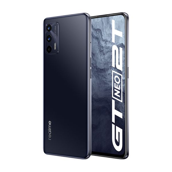 Telefono cellulare originale Oppo Realme GT Neo 2T 5G 12GB RAM 256GB ROM Octa Core MTK Dimensity 1200-AI 64MP OTA NFC Android 6.43