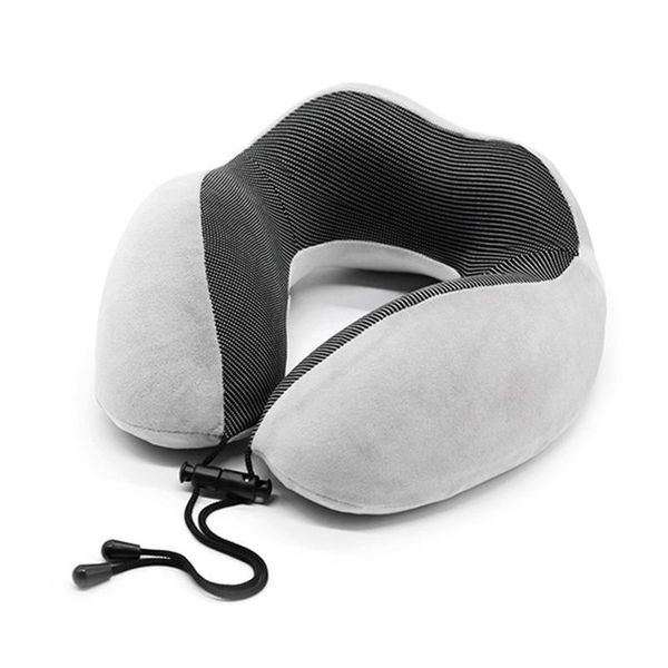 

pillow u shaped neck pillows memory foam soft slow rebound space travel solid cervical for sleep