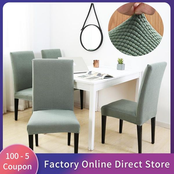 

chair covers cover solid jacquard for wedding dining room office banquet housse de chaise removable washable