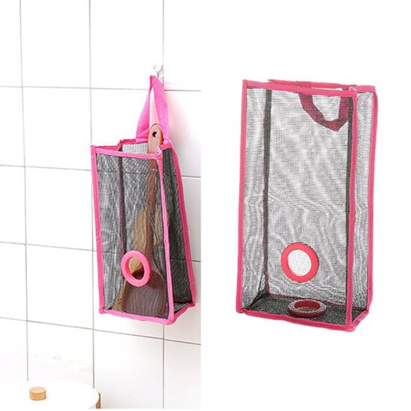 

storage bags wall mount home useful sundries organizers lightweight socks reusable universal grocery grid garbage bag fashion kitchen hangin