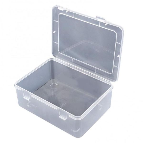 

rectangle transparent large capacity plastic storage box container with lid bags