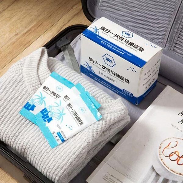 

toilet seat covers disposable cover travel waterproof bathroom supplies stickers soft pad washable e1j7